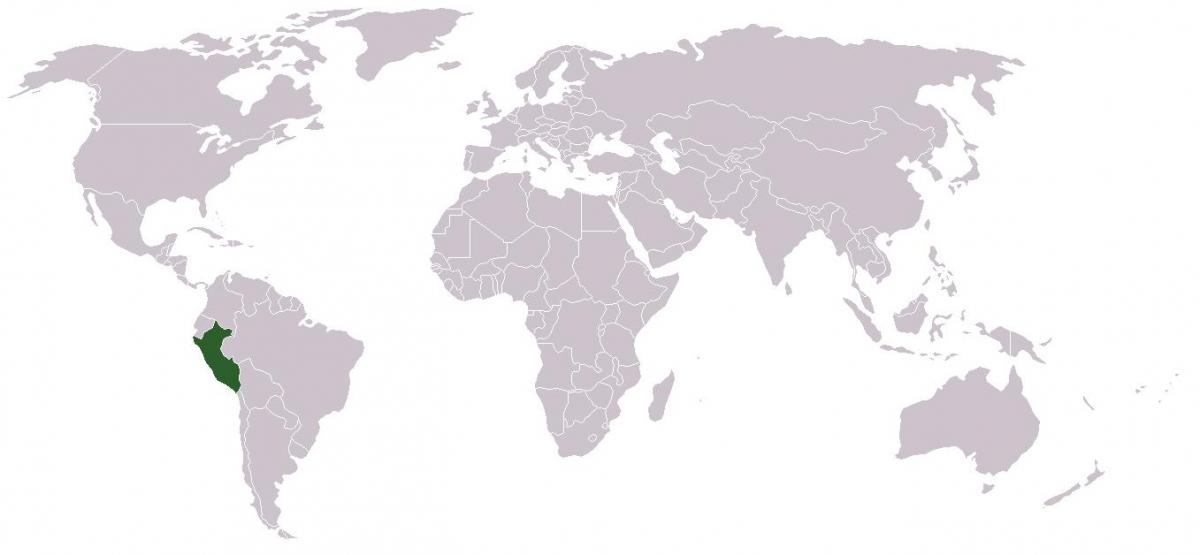 kat jeyografik nan Perou mondyal