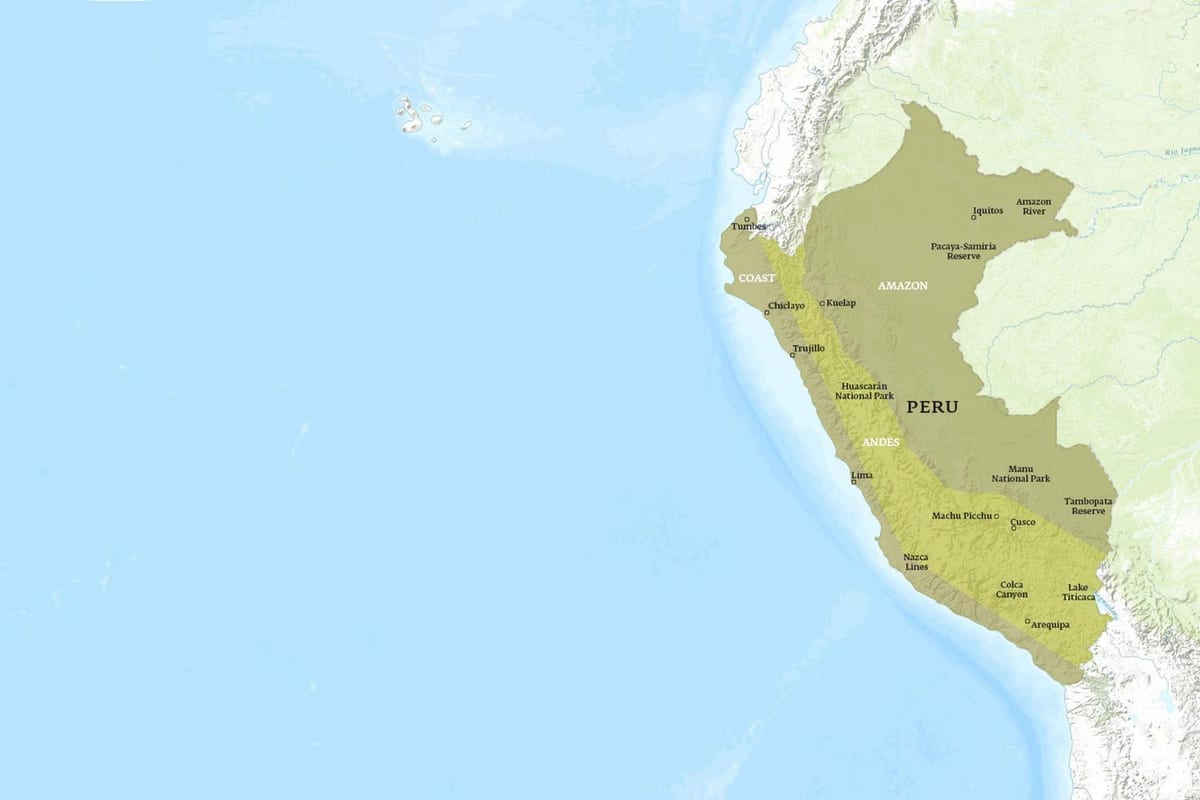 kat jeyografik nan kuelap Perou 